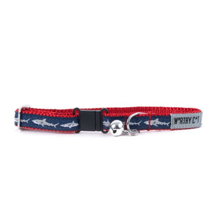 jaws cat collar - blue