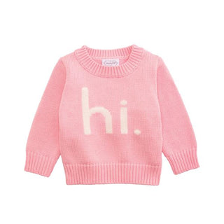 hi baby girl sweater