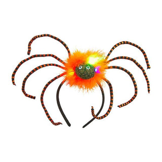 spider light up halloween headband