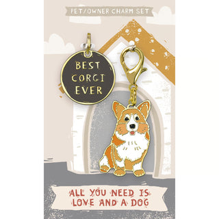 best corgi ever charm set