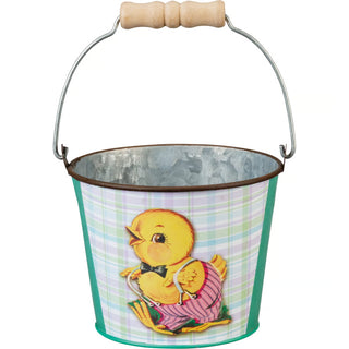 assorted happy easter bucket tins