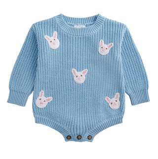 blue bunny sweater bubble