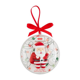 santa musical keychain
