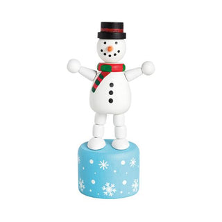 collapsing snowman toy