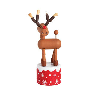 collapsing reindeer toy