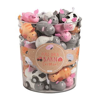 pull back barnyard critters - assorted