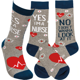 no i don't wanna look at it socks