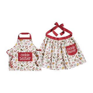 matching cookie aprons for mom and mini