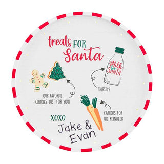 light up christmas cookie plate