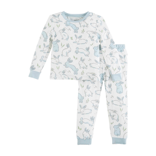 blue bunny toddler pajamas