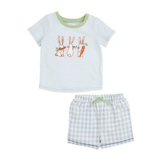easter bunny toddler short set