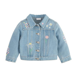 floral embroidered toddler jacket