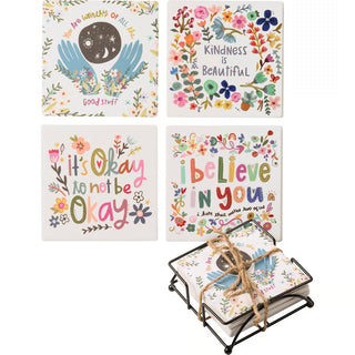 kindness coaster set
