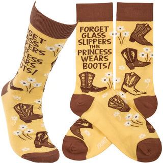 this princess wears boot socks