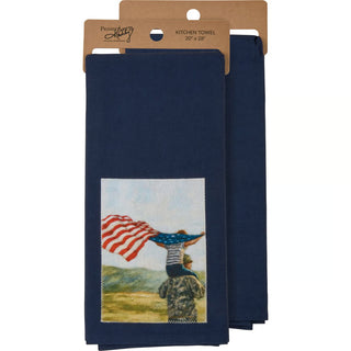 daddy's home kitchen towel