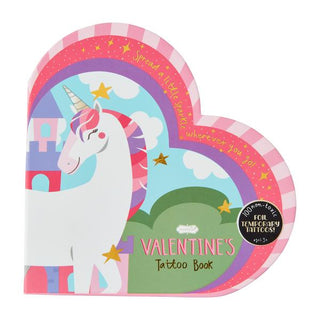 unicorn valentine's tattoo book