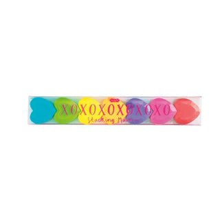 xoxo rainbo heart stacking markers