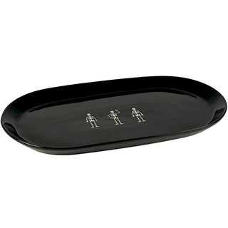 skeletons oval platter