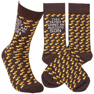 gained an awesome son socks