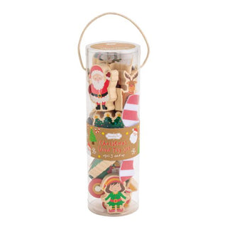 north pole wood toy set