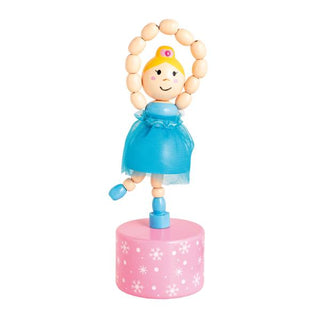 blue ballerina collapsing toy