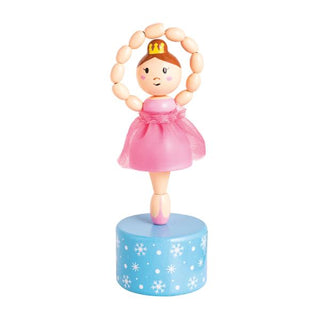 pink ballerina collapsing toy
