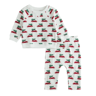 christmas car baby jogger set