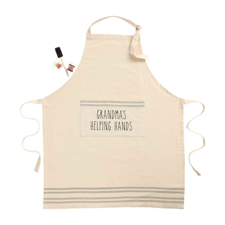 grandma helping hand apron