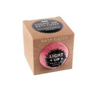 pink glow-in-the-dark bath bomb