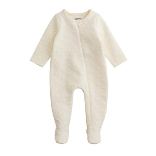 quilted heart baby sleeper