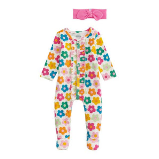 flower print baby sleeper