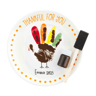 turkey handprint plate