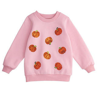 sequin pumpkin sweatshirt