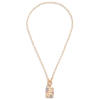 t- bar initial pendent necklaces- assorted