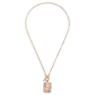 t- bar initial pendent necklaces- assorted