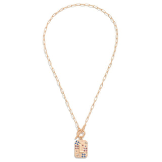 t- bar initial pendent necklaces- assorted