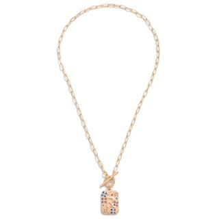 t- bar initial pendent necklaces- assorted