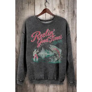 reelin' good time mineral sweatshirt