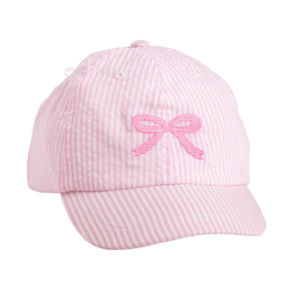 pink bow hat