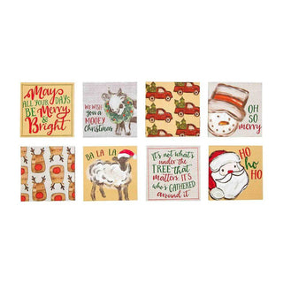 christmas cocktail napkins - assorted