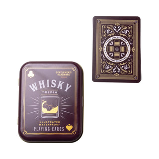 whiskey trivia playing cards