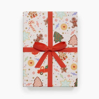 christmas cookies wrapping sheet (roll of 3)