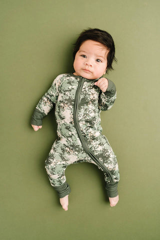 forest camo bamboo sleeper