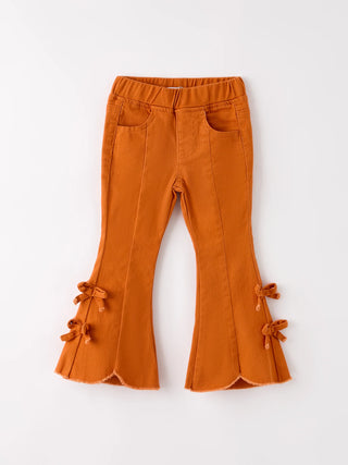 fall bow bell bottoms