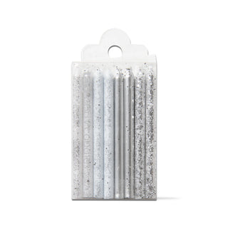 sparkle n shine short candles, set of 24