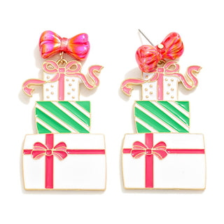 christmas presents post drop earrings