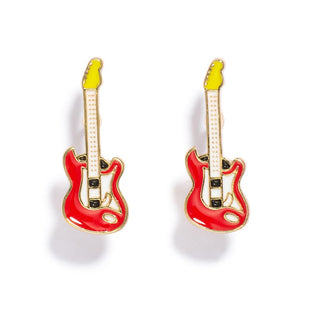 guitar stud earrings