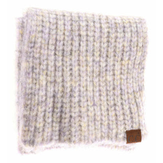 soft ribbed oblong scarf - assorted