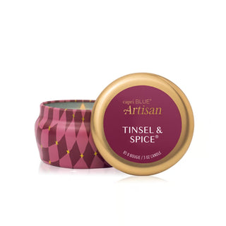 tinsel & spice artisan winter bazaar mini tin