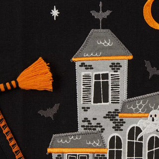 home sweet haunted home dish towel